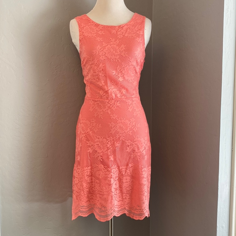 Pink Lace Dress